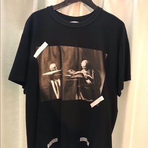OFF WHITE 13 Logo Tee Black